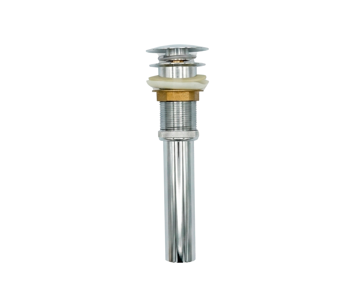 Desague para lavamanos metal cromo push on Atouan