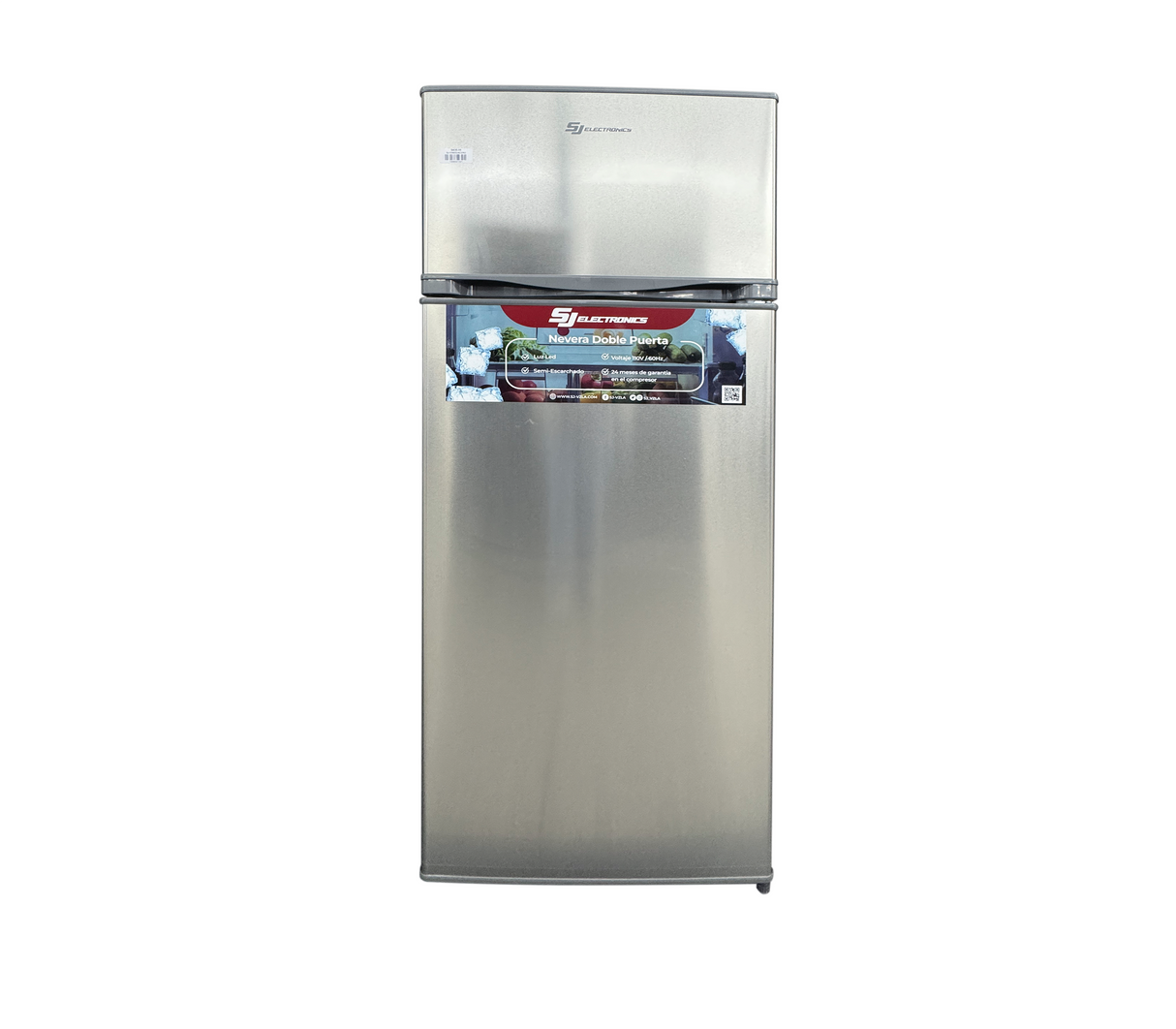 Nevera Top Mount semi escarcha 7.3 pies acero Sj Electronics