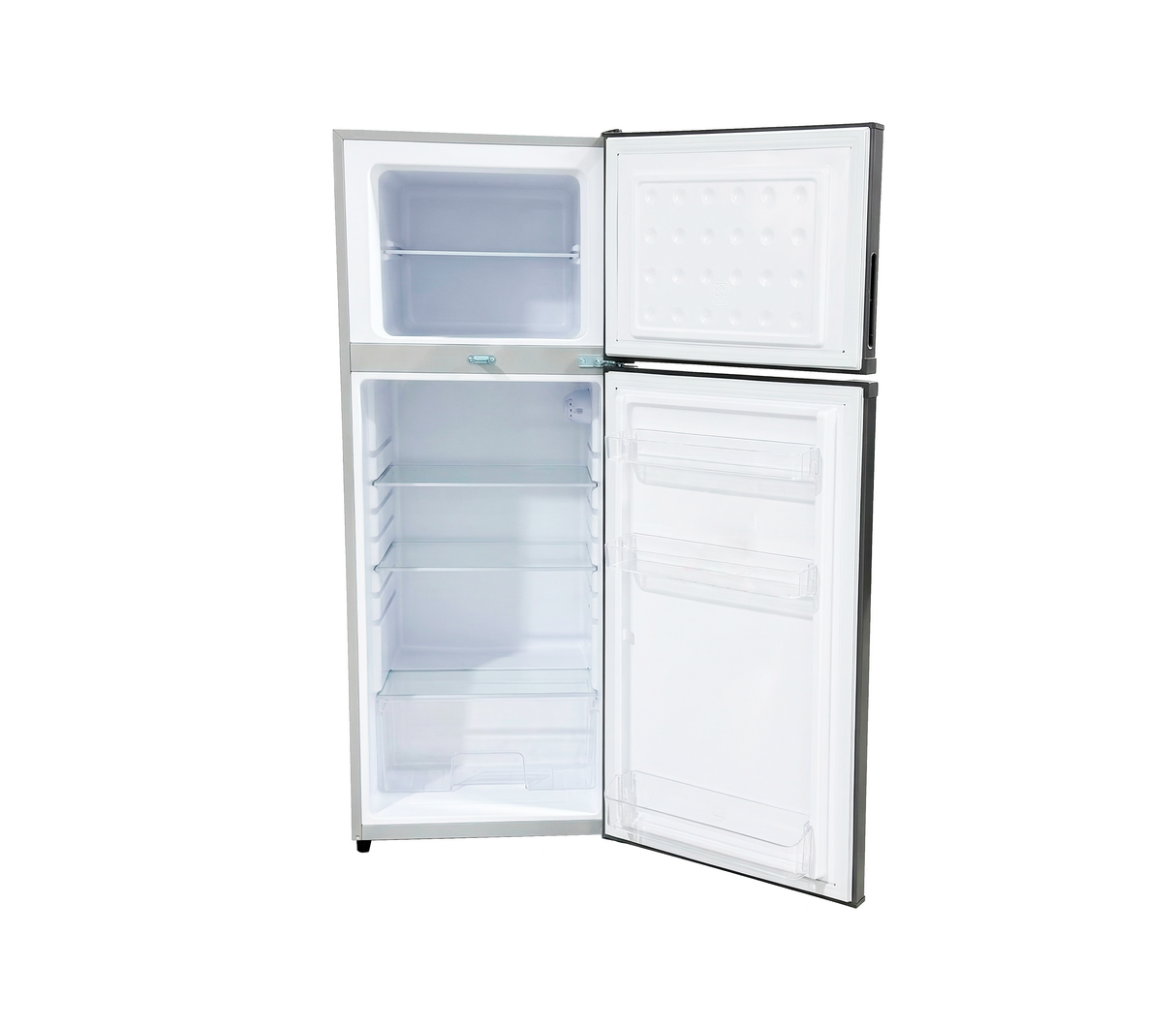 Nevera Top Mount con escarcha 7 pies gris Milexus