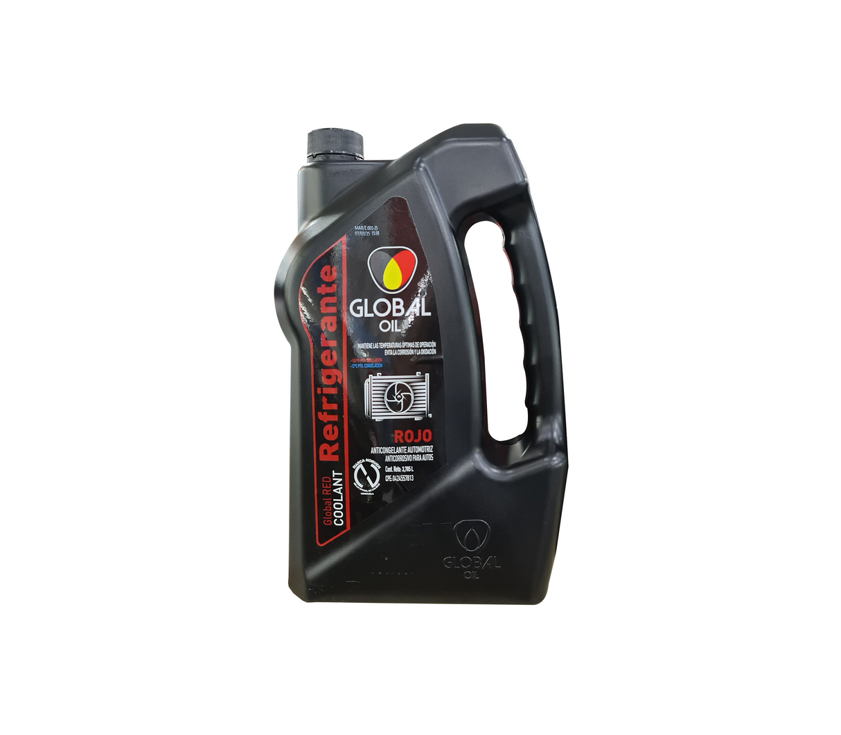 Refrigerante/anticongelante automotriz red coolant 3.78 lt Global Oil