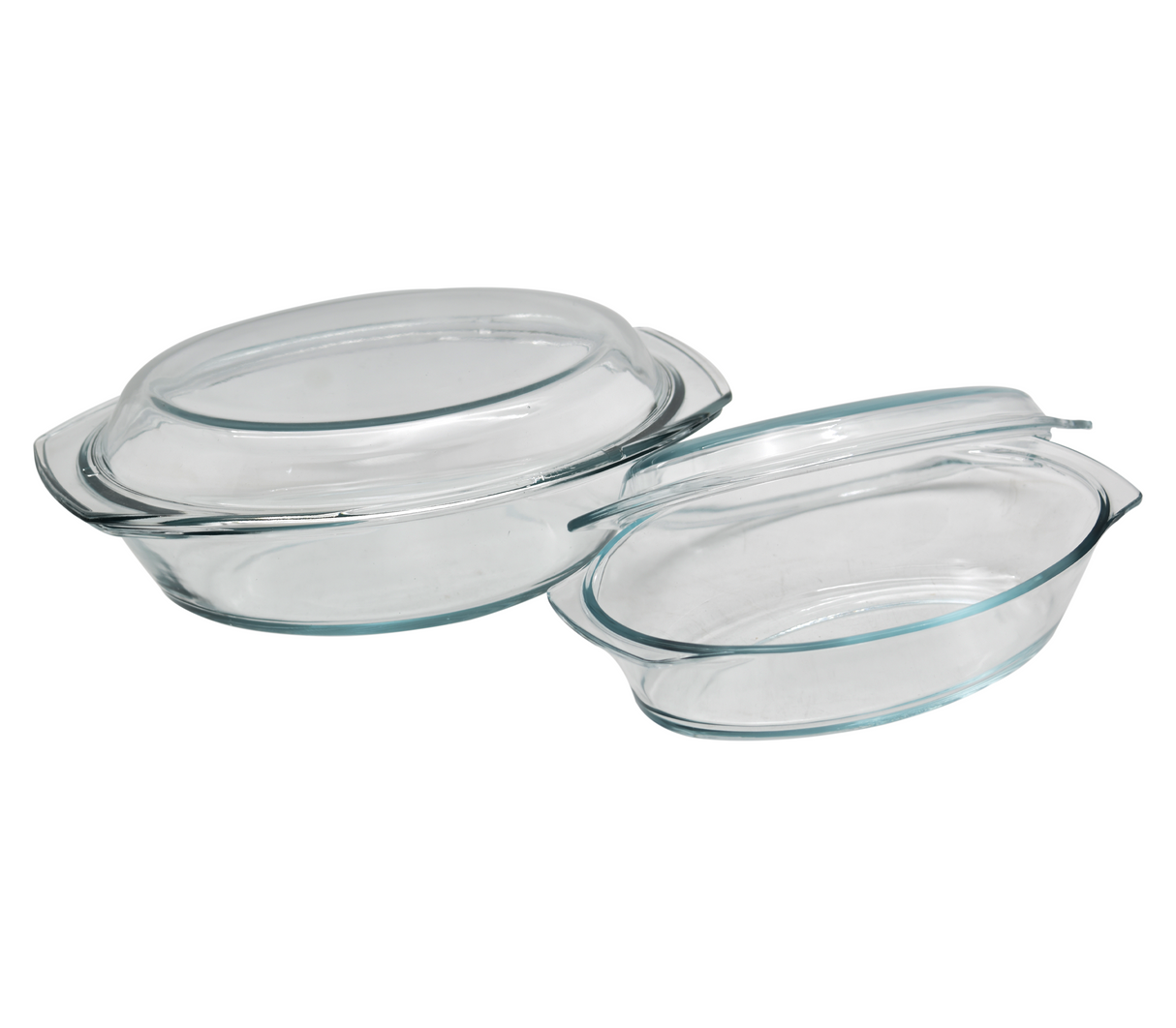 Juego de refractarios ovalados con tapa Home Discovery