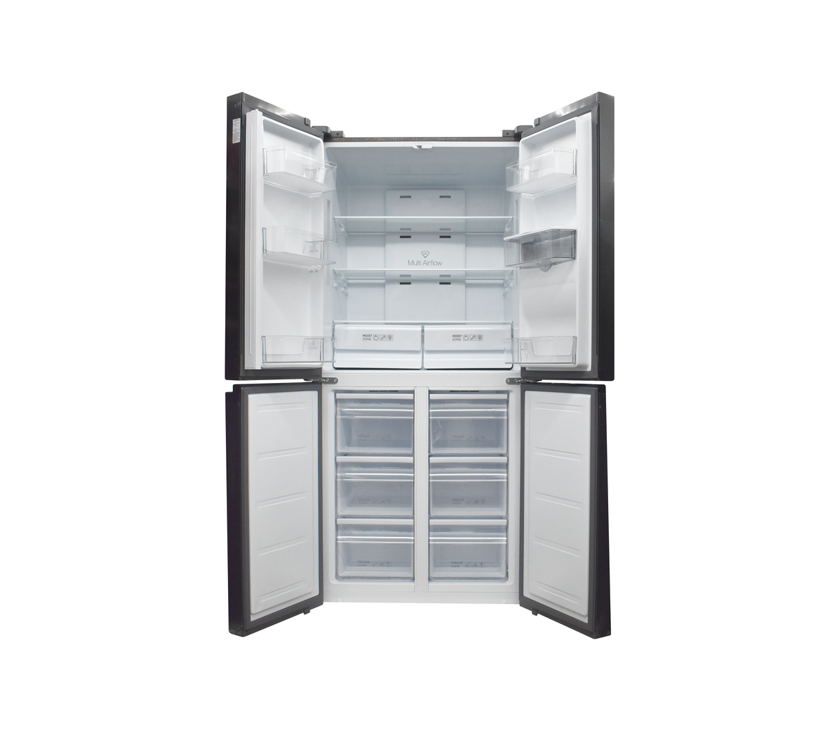 Nevera cross door 16 pies (460 lts) s/escarcha 110v gris galaxy TCL