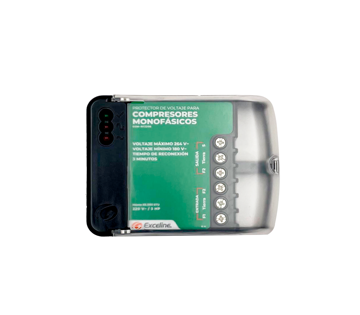 Protector compresor monofasico Exceline