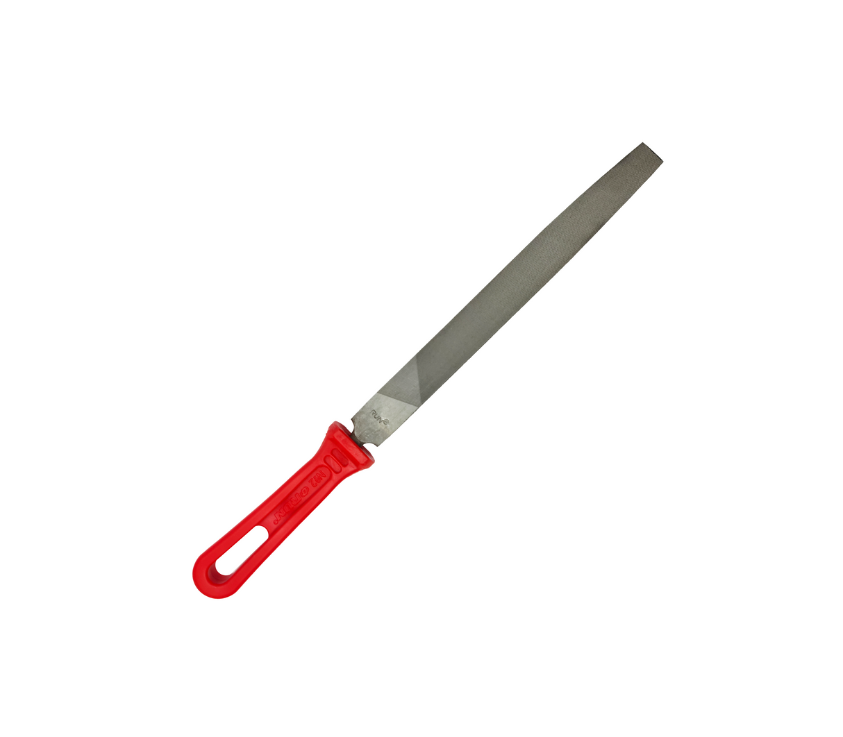 Lima plana 8" mango de plástico Run