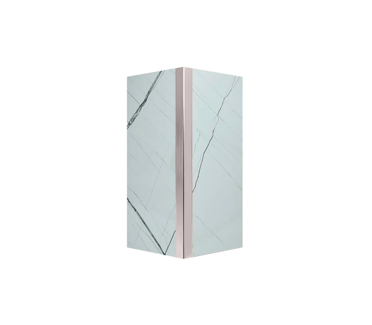 Perfil de aluminio 2cm en L line 2.45m silver Powerfik