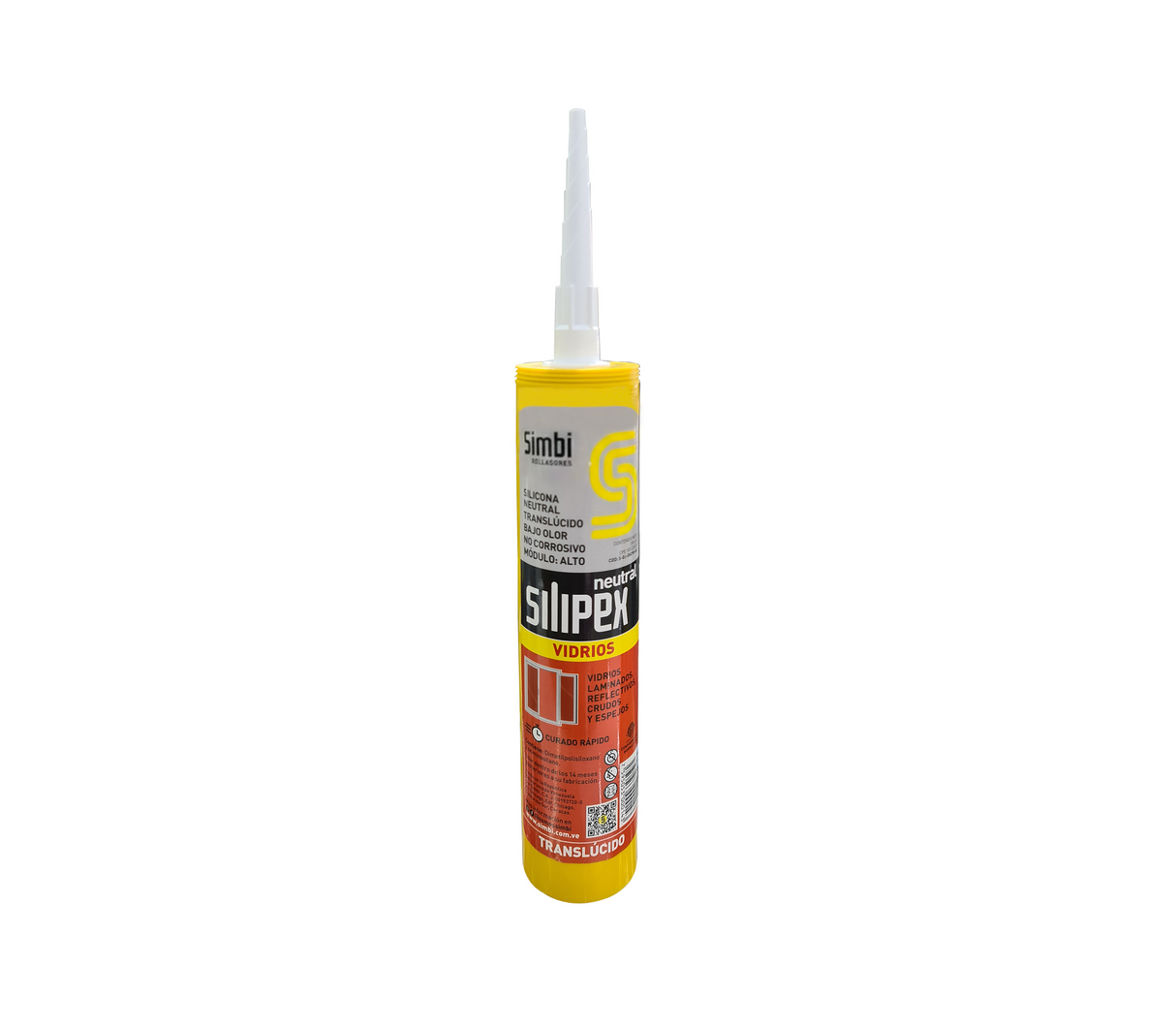 Sellador de Silicón Profesional Neutral Para Vidrios y Espejos Silipex