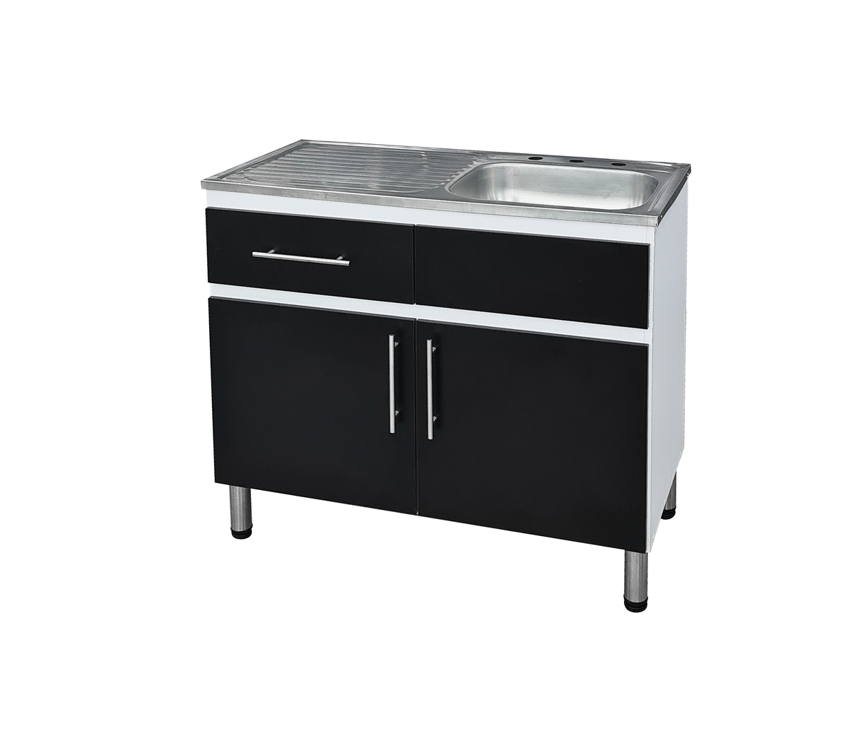 Mueble con fregadero derecho 100x50X90cm Powerfik