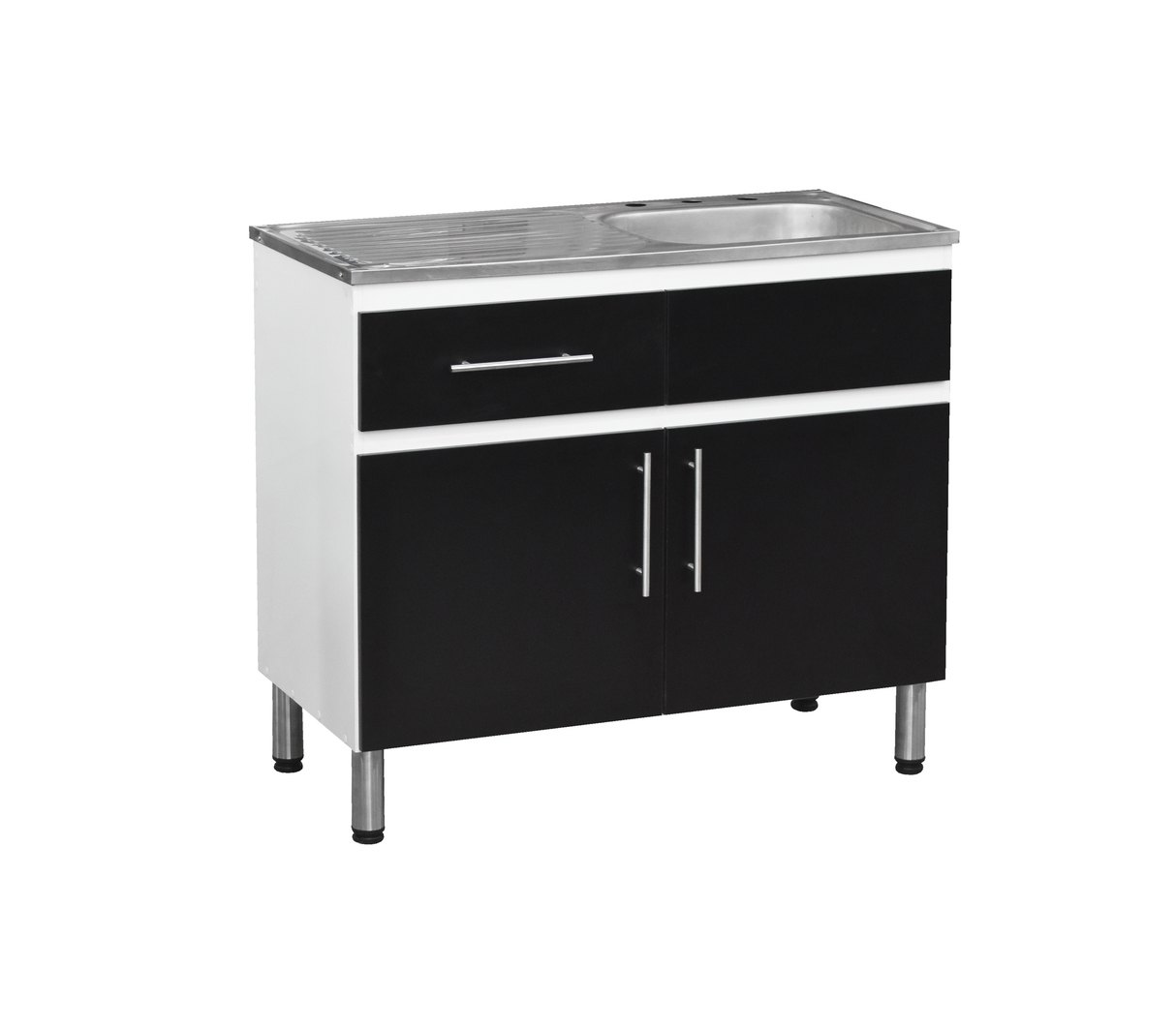 Mueble con fregadero derecho 100x50X90cm Powerfik