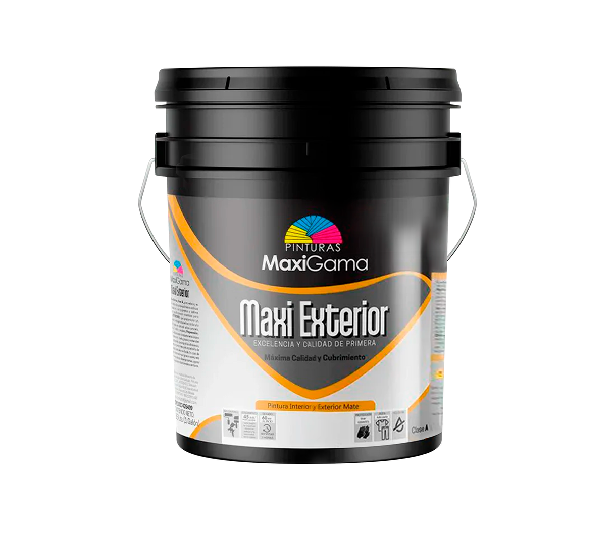Pintura Cuñete a base de agua mate Maxi Exterior Clase AA Blanco Maxigama