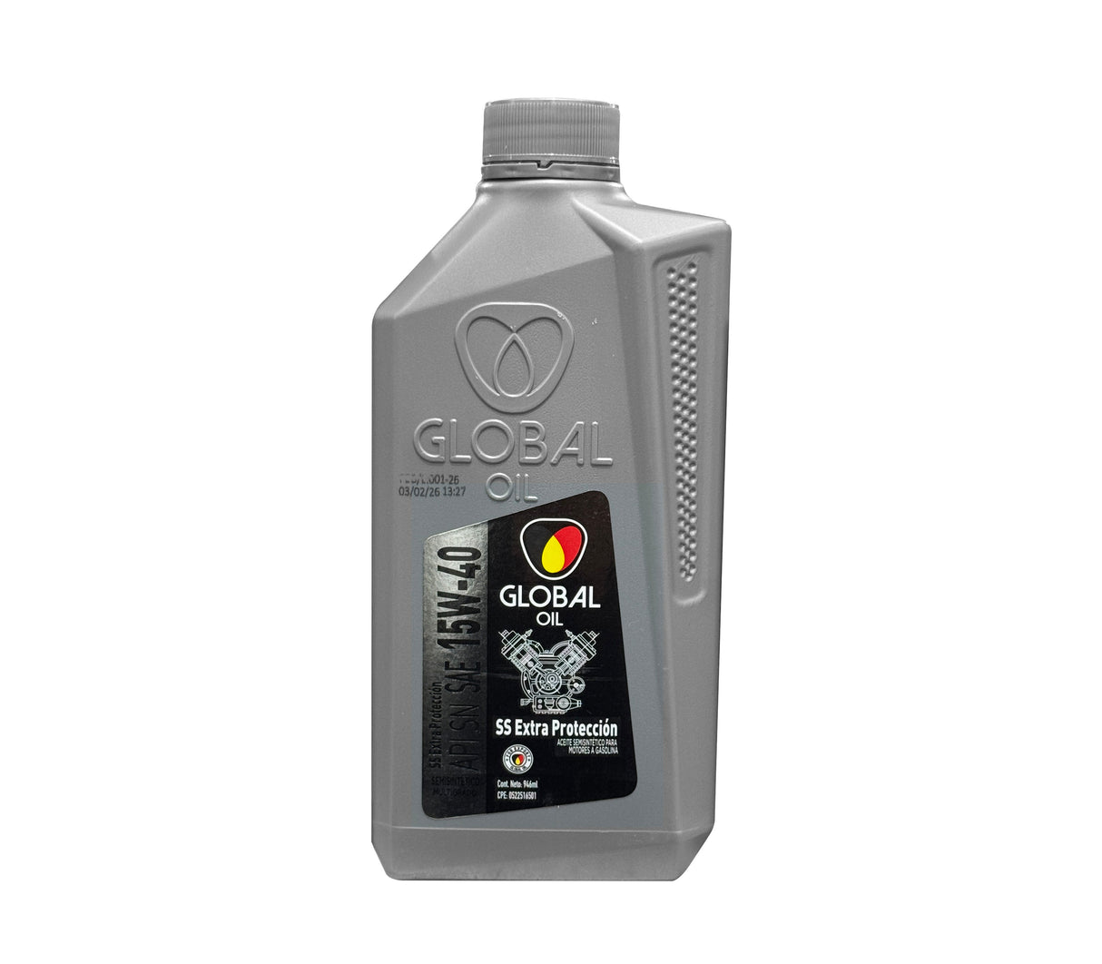 Aceite SS Extra protección API SN SAE 15W-40 1 litro Global Oil