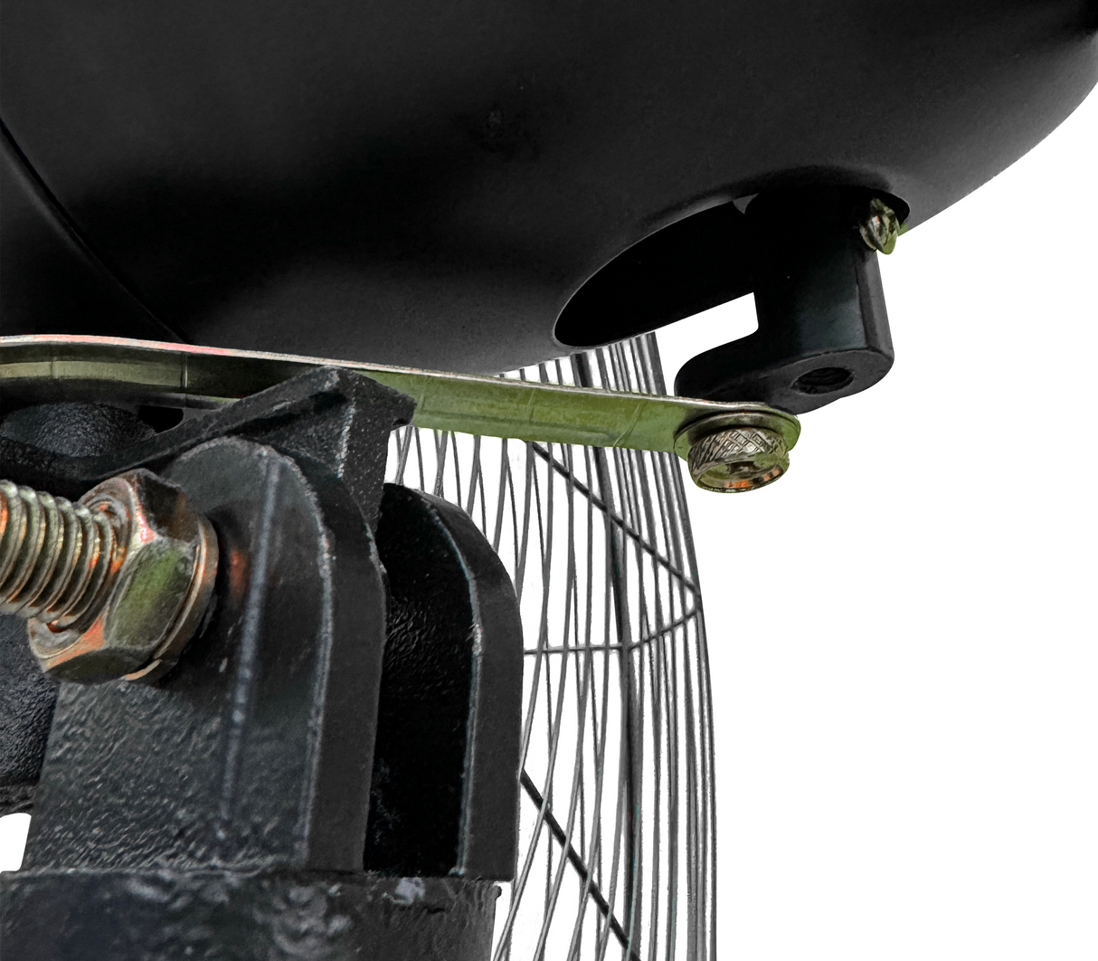 Ventilador industrial de pedestal 30" 3 aspas plásticas 150W negro Powerfik