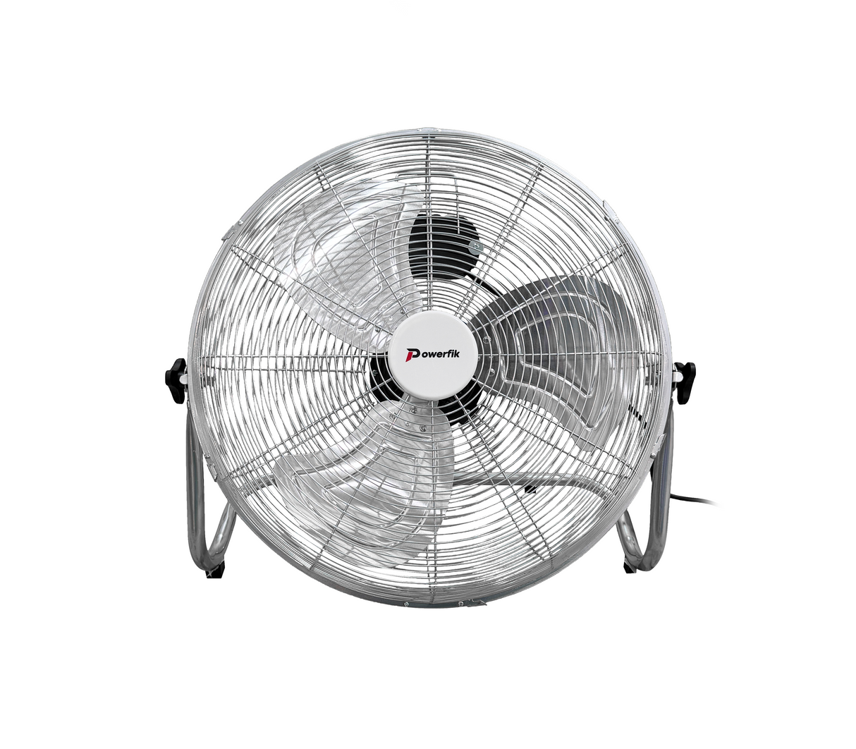 Ventilador industrial 2 en 1 de mesa y de pared 20" 3 aspas de aluminio 120W metal Powerfik