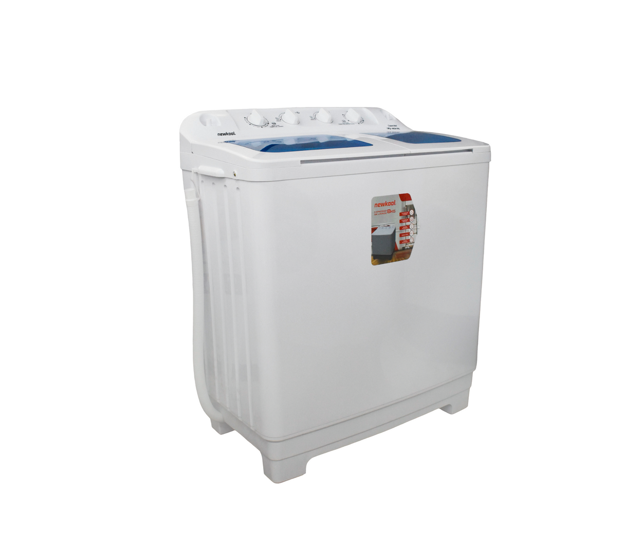Lavadora 10 kg doble tina Newkool