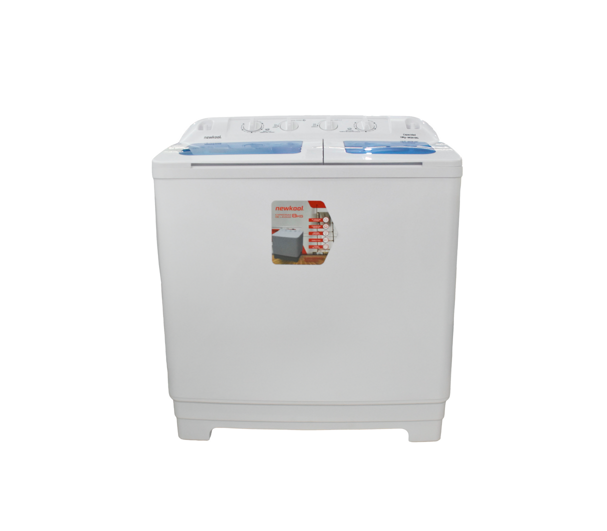 Lavadora 10 kg doble tina Newkool