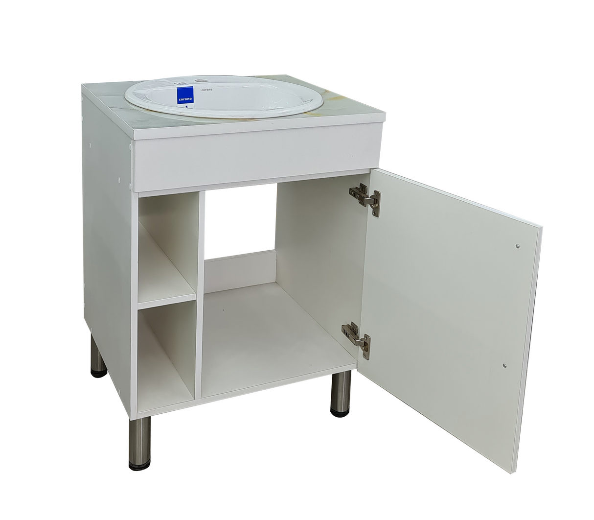 Mueble de baño con lavamano Tope Pvc Claro Powerfik