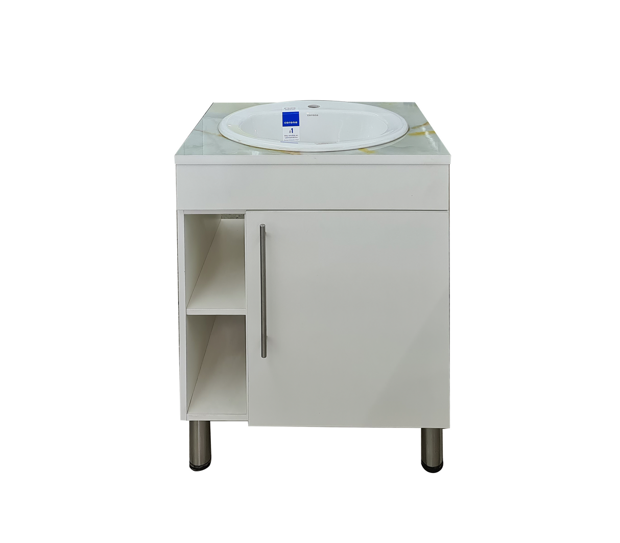 Mueble de baño con lavamano Tope Pvc Claro Powerfik