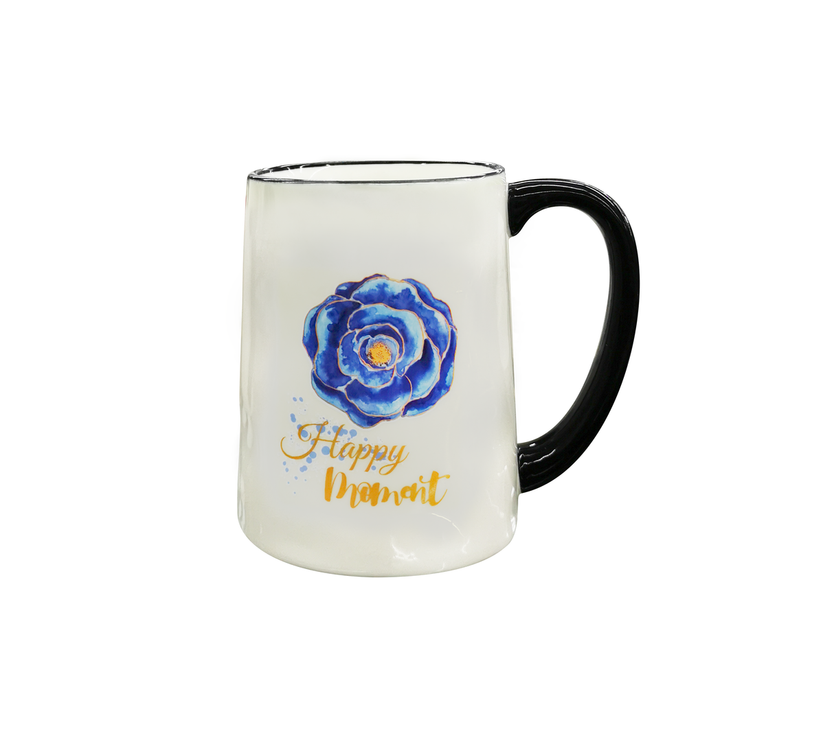 Taza de porcelana blanca diseños varios Mo Import