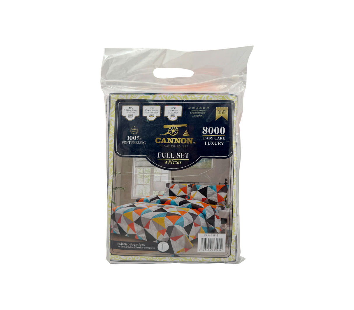 Juego de sábana matrimonial 8000 hilos Cannon