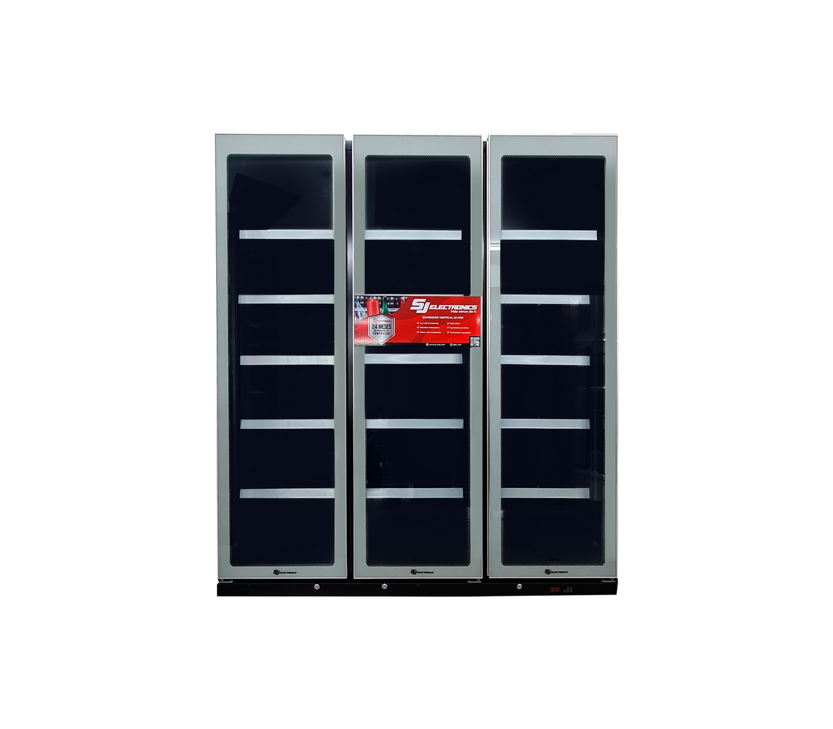 Exhibidor vertical 1120 litros sj-1120 3 puertas Sj Electronics