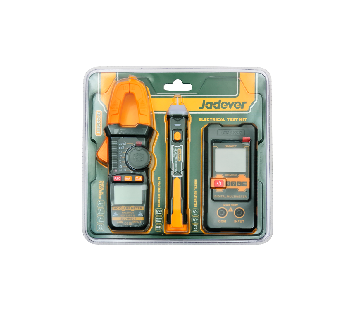 Set multímetro 3 pz Jadever