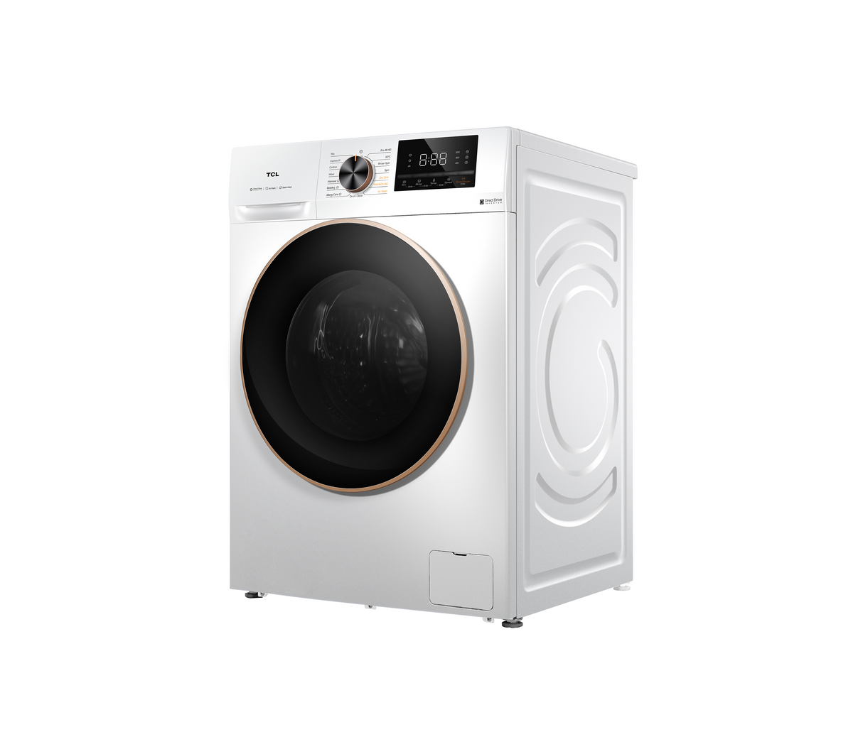 Lavadora secadora carga frontal inverter 110V 15kg blanca TCL