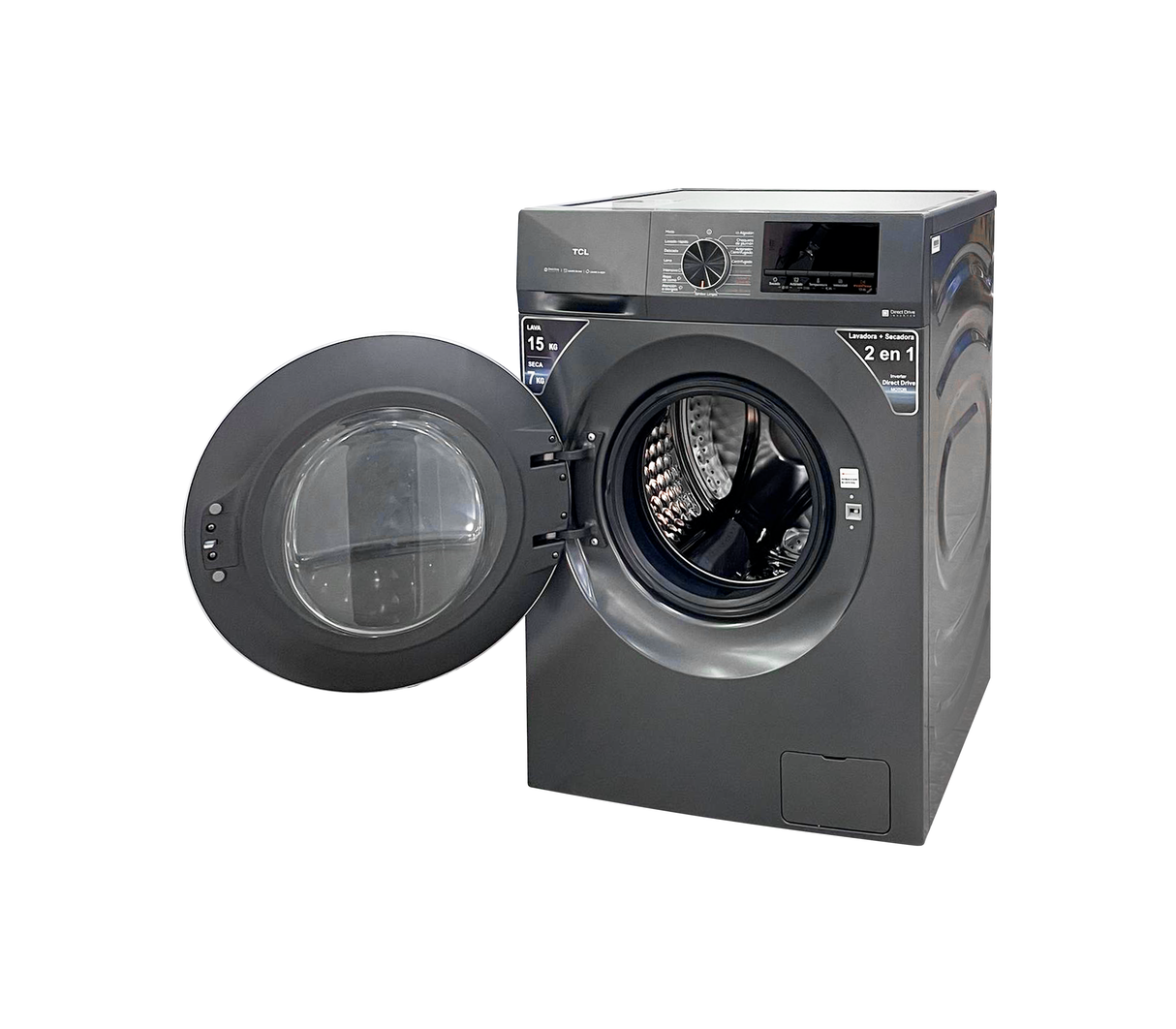 LAVADORA SECADORA C. FRONTAL INVERTER 220V 15KG TCL