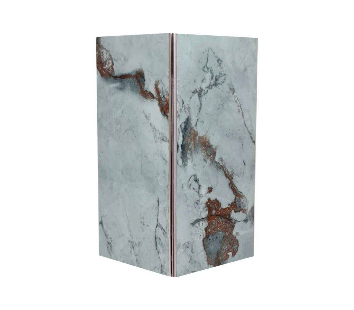 Perfil de aluminio externo line 2.45m  silver Powerfik