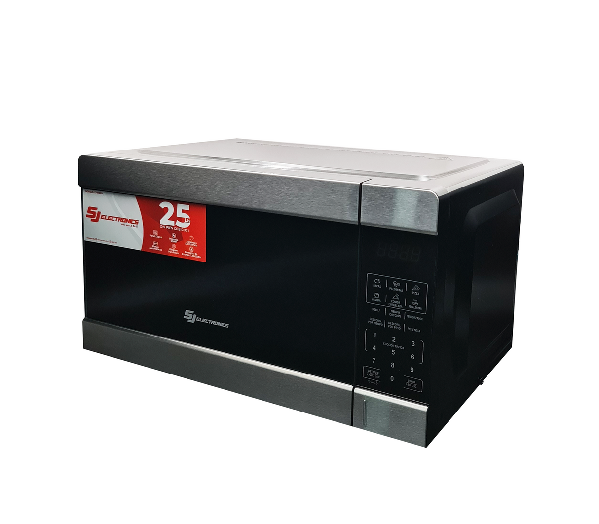 Microondas 25 litros Sj-M25LA acero Sj Electronics