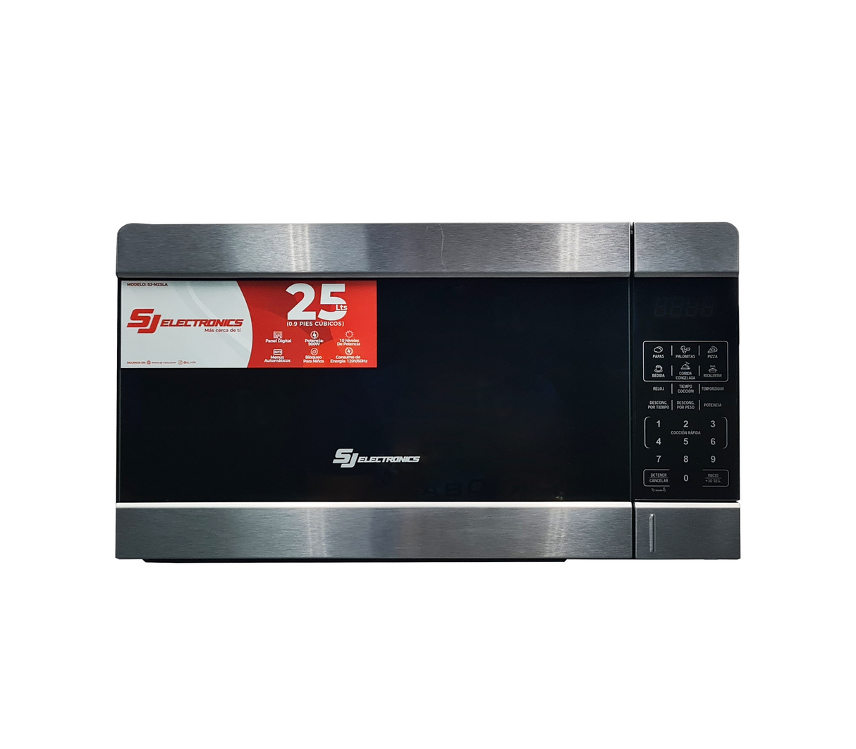 Microondas 25 litros Sj-M25LA acero Sj Electronics