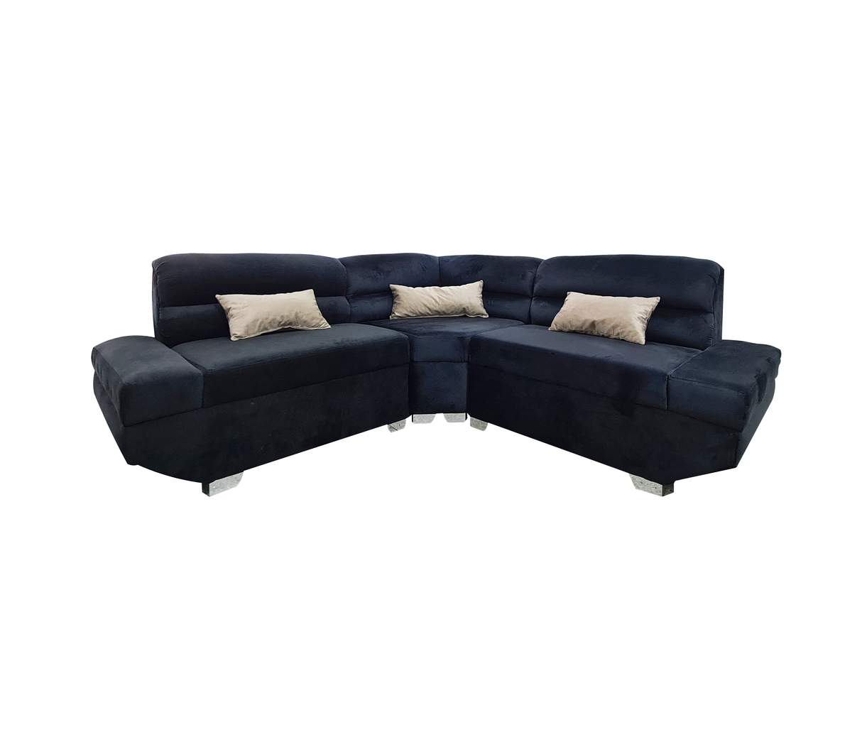 Juego de recibo mod. Tipo C 5 puestos tela gamuza negro mini barco Prestigios