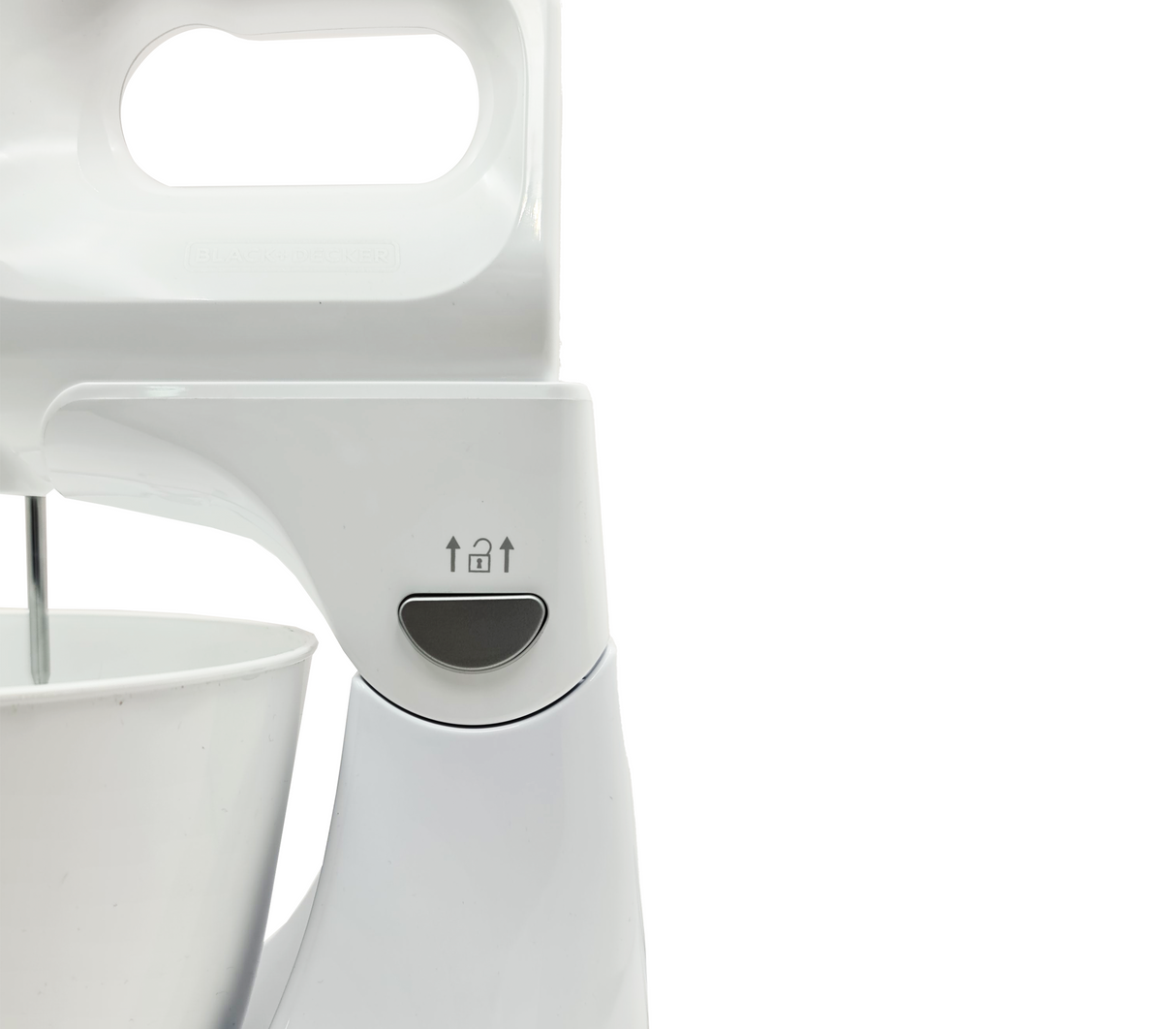 Batidora de pedestal 2 en 1 5V blanca Black & Decker