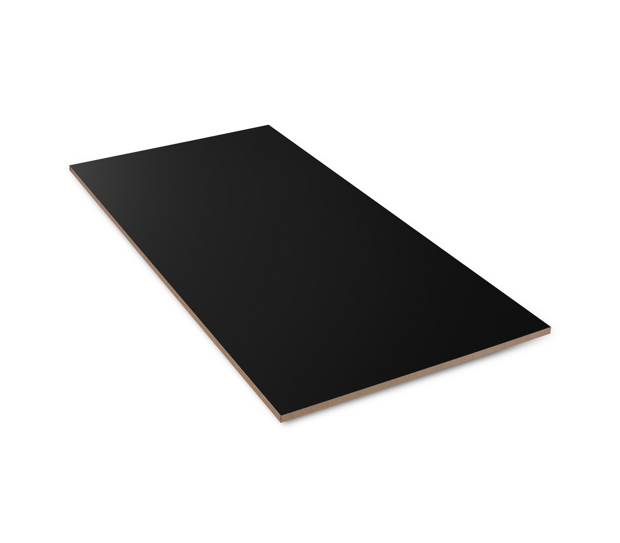 Lamina de melamina MDF 2 caras 15mm 1,83x2,44m negra Powerfik