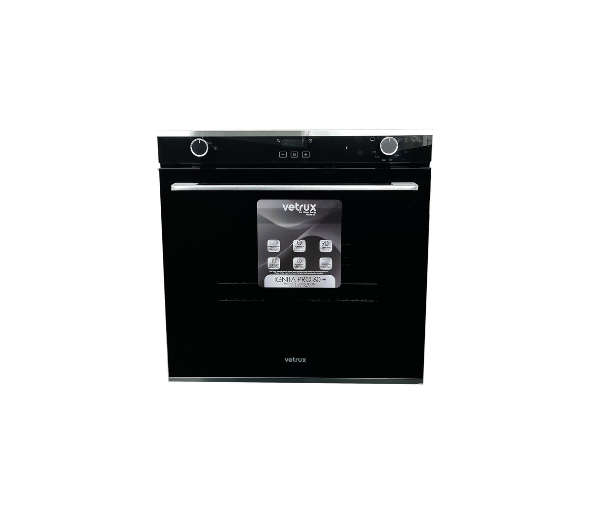 Horno a gas Ignita pro + 60cm Vetrux