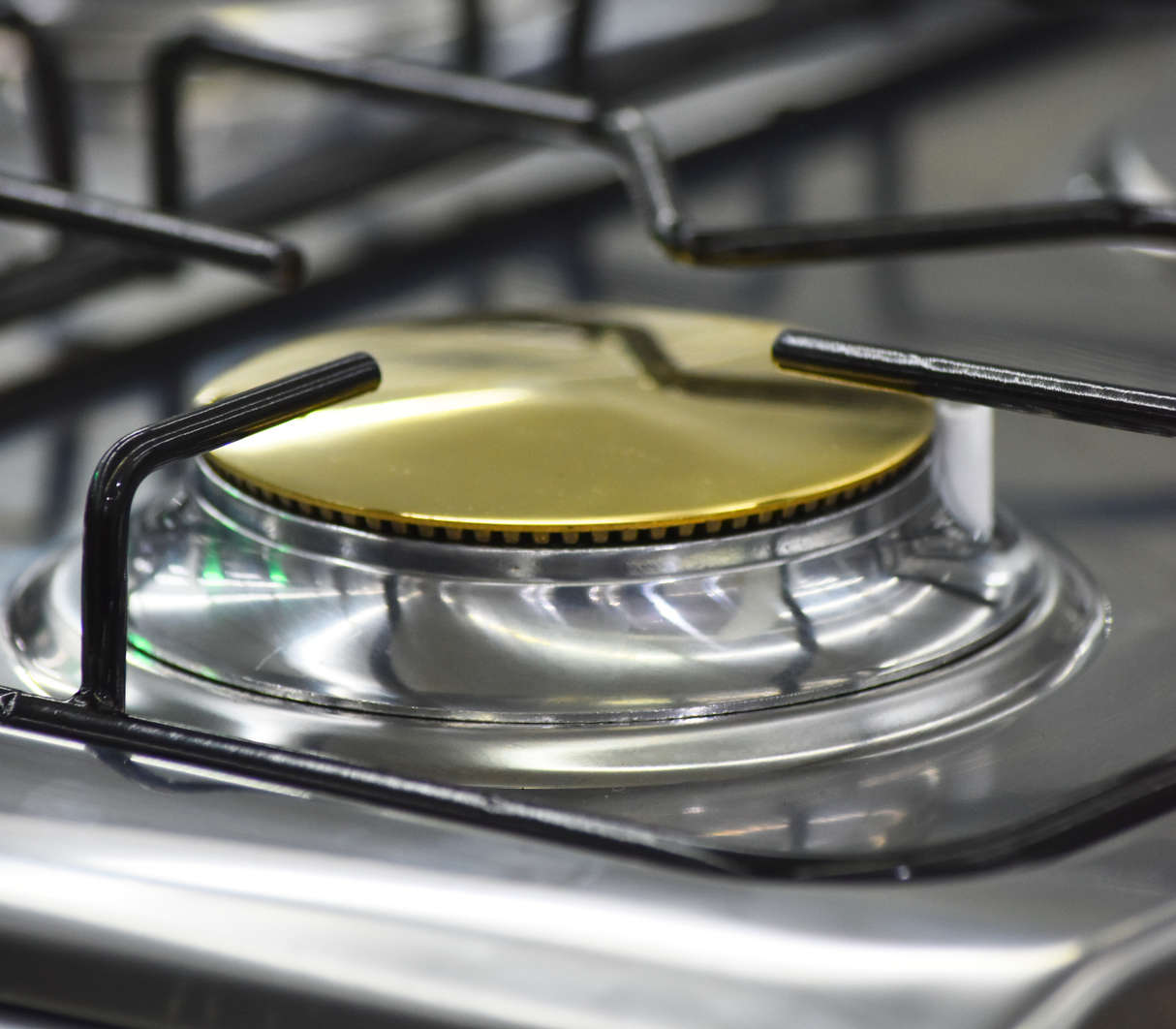 Cocina a gas 6 hornillas 30" Encendido automático negro Gplus