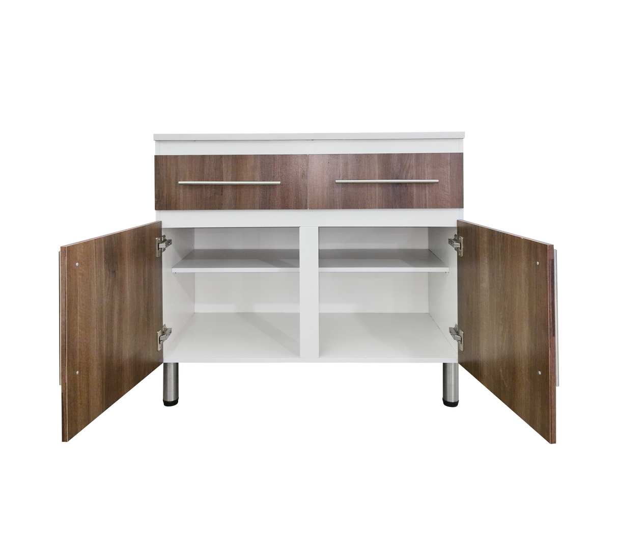 Gabinete/Mesón de Cocina C/2 Gavetas y Tope en PVC Powerfik