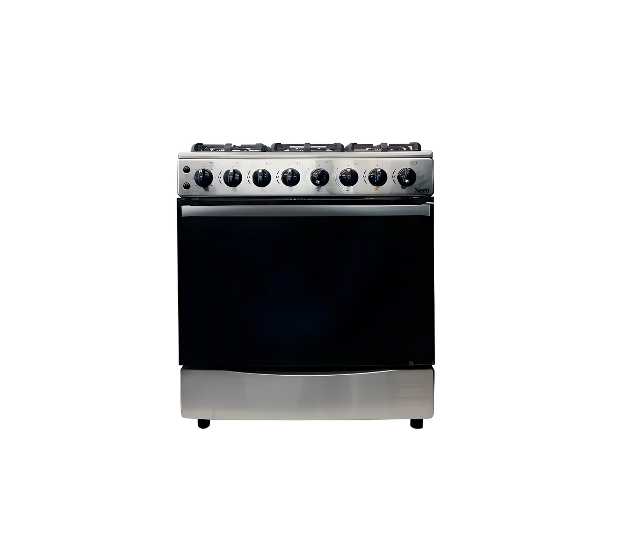 Cocina a gas 30" de piso 5 hornillas c/horno acero inox Vene Hogar