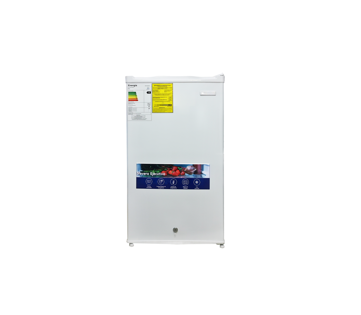 Nevera ejecutiva Single Door con escarcha 3.2 pies cúbicos blanco Gplus