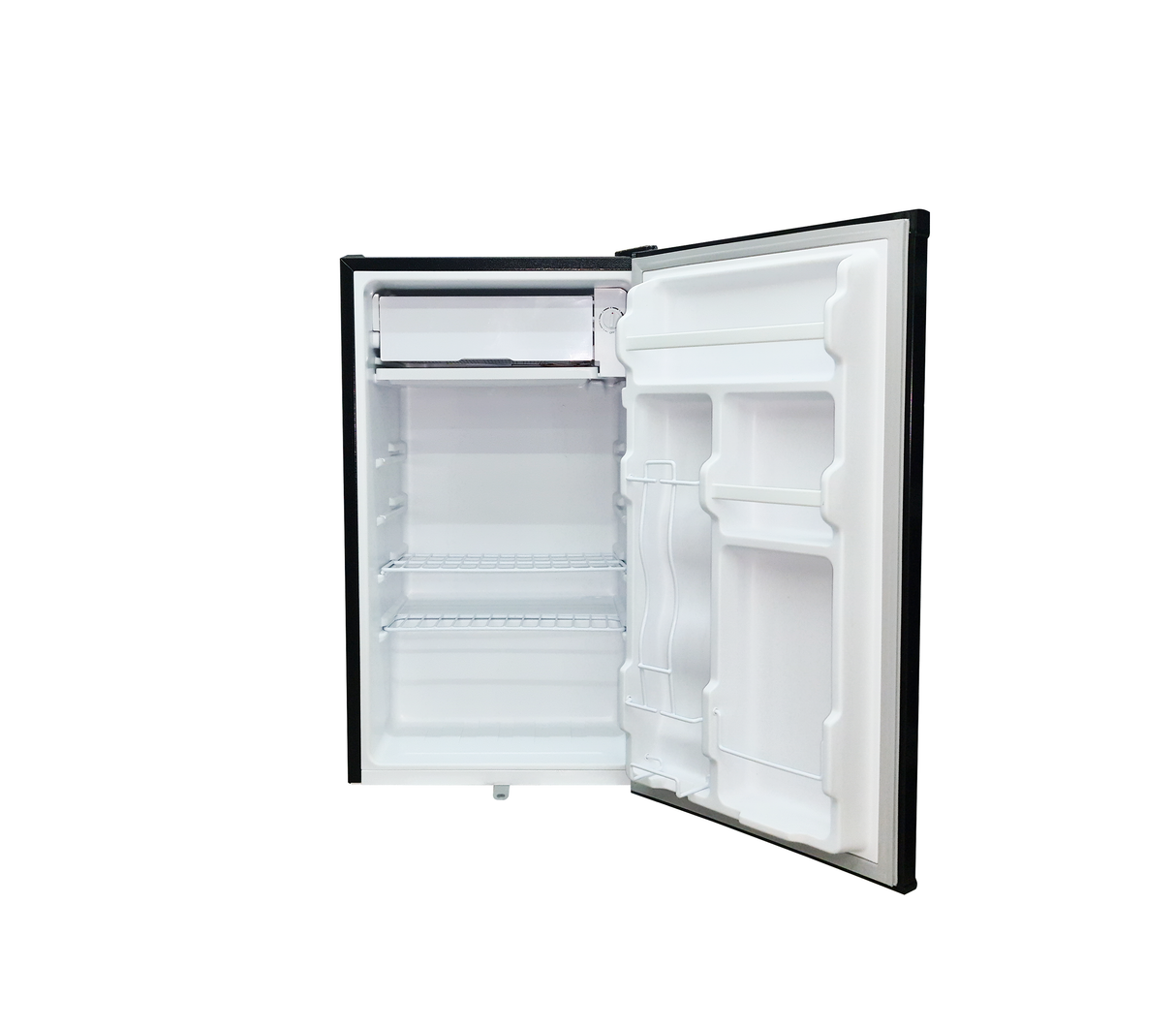 Nevera ejecutiva Single Door con escarcha 3.2 pies cúbicos negro Gplus