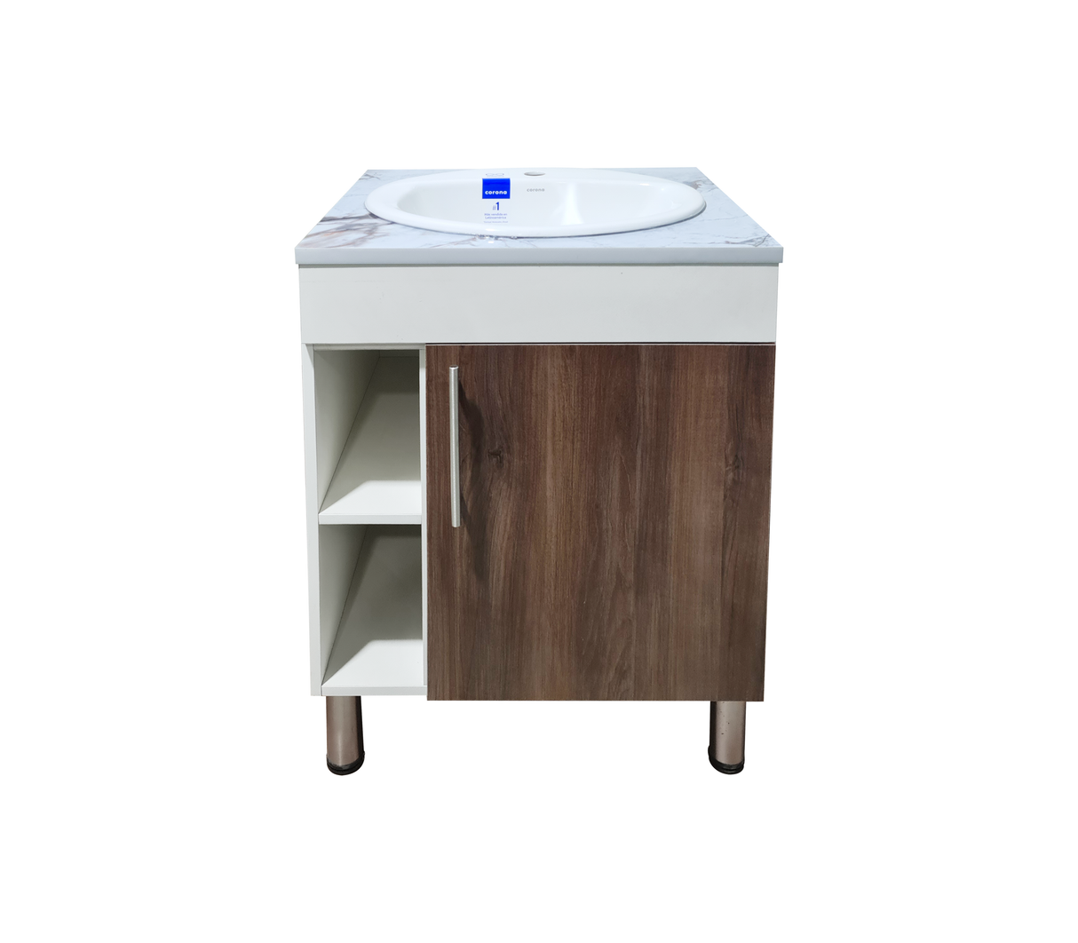Mueble de baño con lavamano Tope Pvc Claro Powerfik