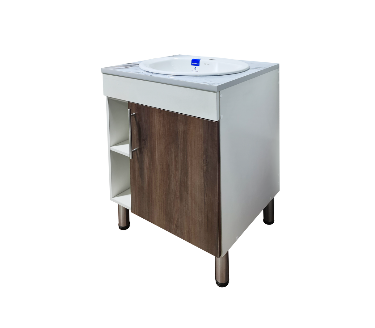 Mueble de baño con lavamano Tope Pvc Claro Powerfik
