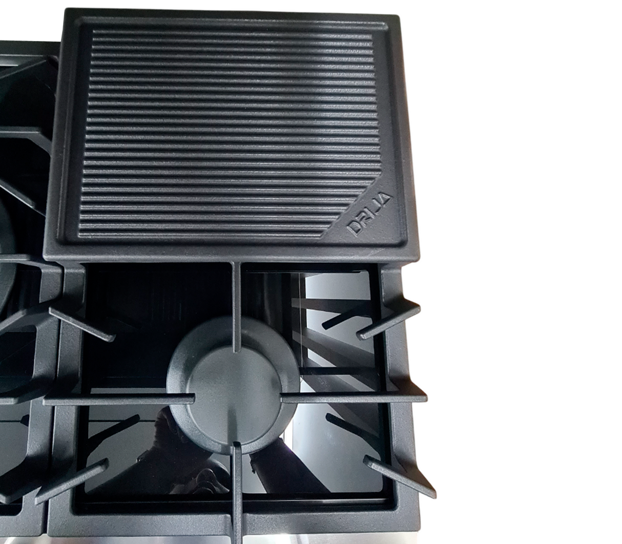 Tope de cocina a gas vitro-acero Ferrara Pro 5H 90CM Drija