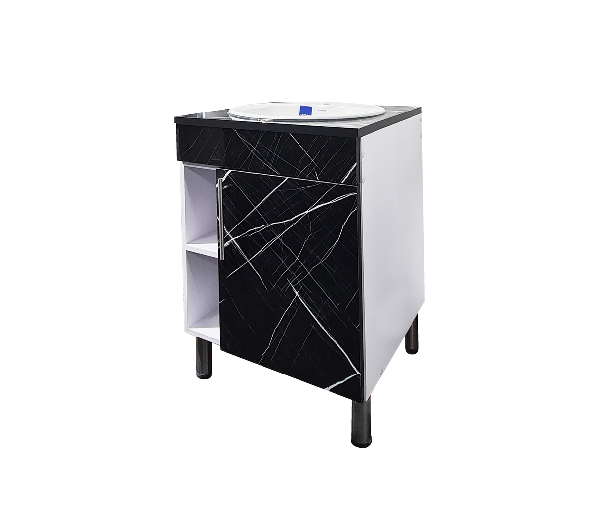 Mueble de baño con lavamano Tope Pvc Claro Powerfik