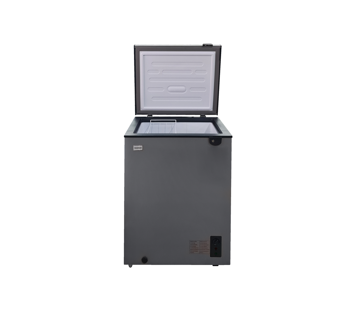 Congelador hztl 141 litros gris Newkool