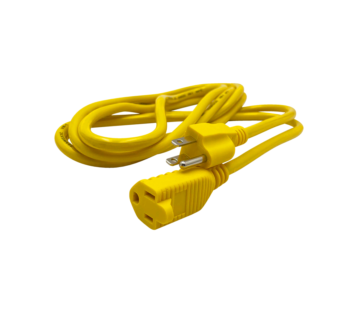Cable de extensión industrial 6 metros amarillo Lumistar