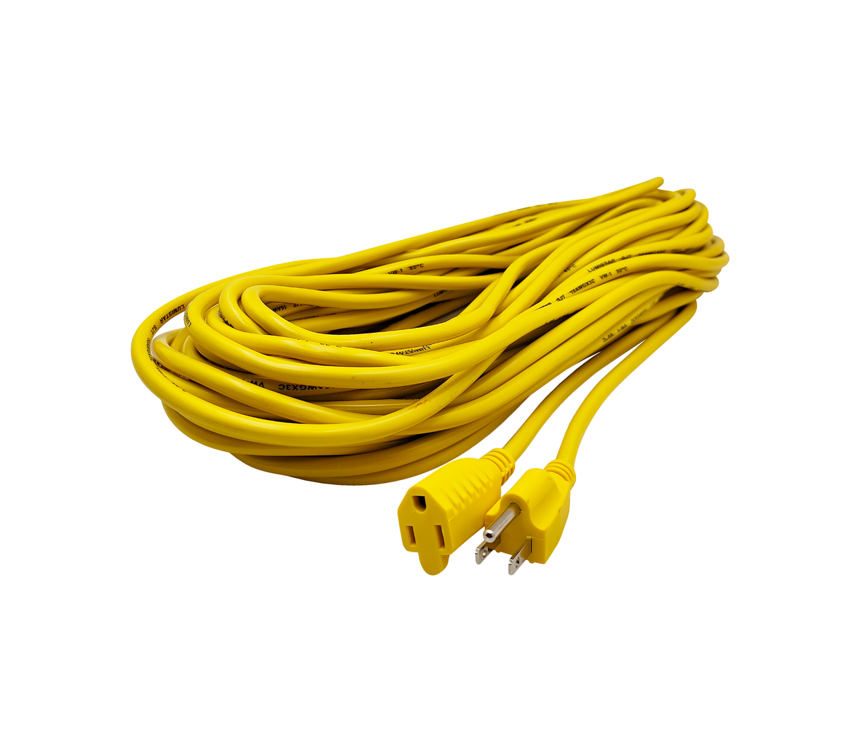 Cable de extensión industrial 25 metros amarillo Lumistar