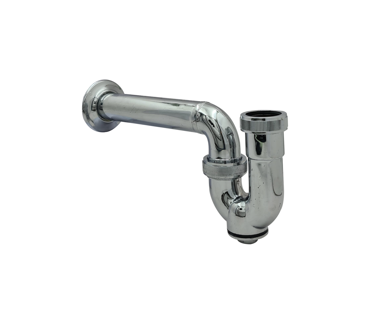 Sifón plástico cromado p/lavamanos 1/2 x 1/2" cod. 5-534-2 Federalli