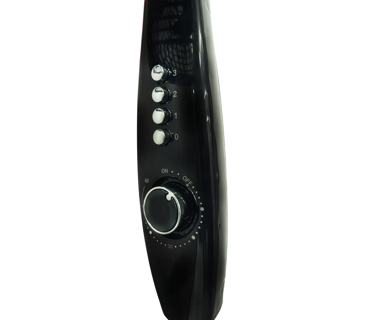 Ventilador pedestal 18" 6 aspas negro Mystic