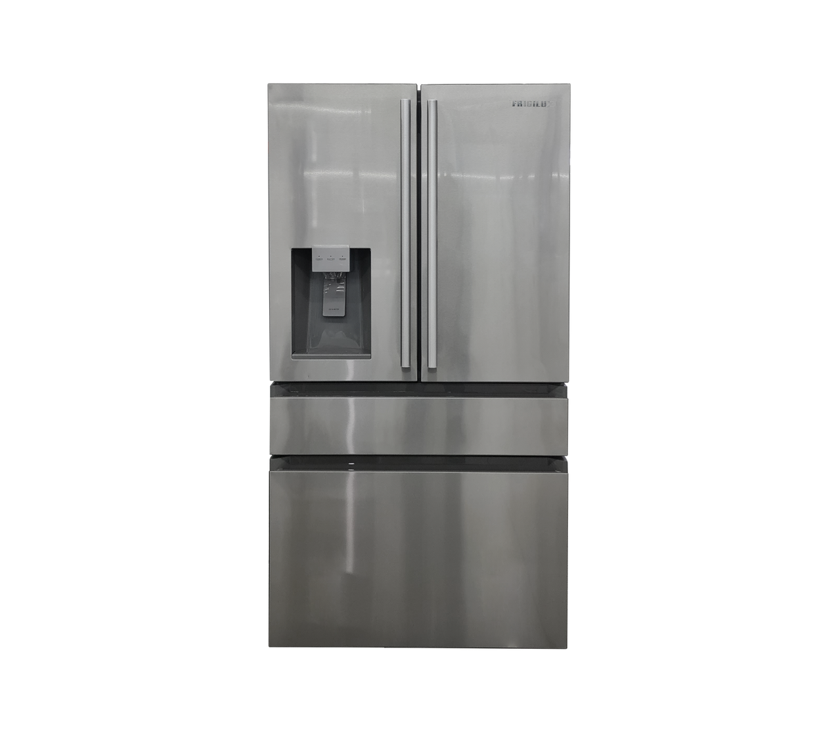 Nevera french door con dispensador 21.6 pies acero inoxidable Frigilux