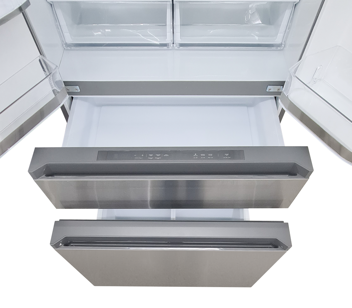 Nevera french door con dispensador 21.6 pies acero inoxidable Frigilux