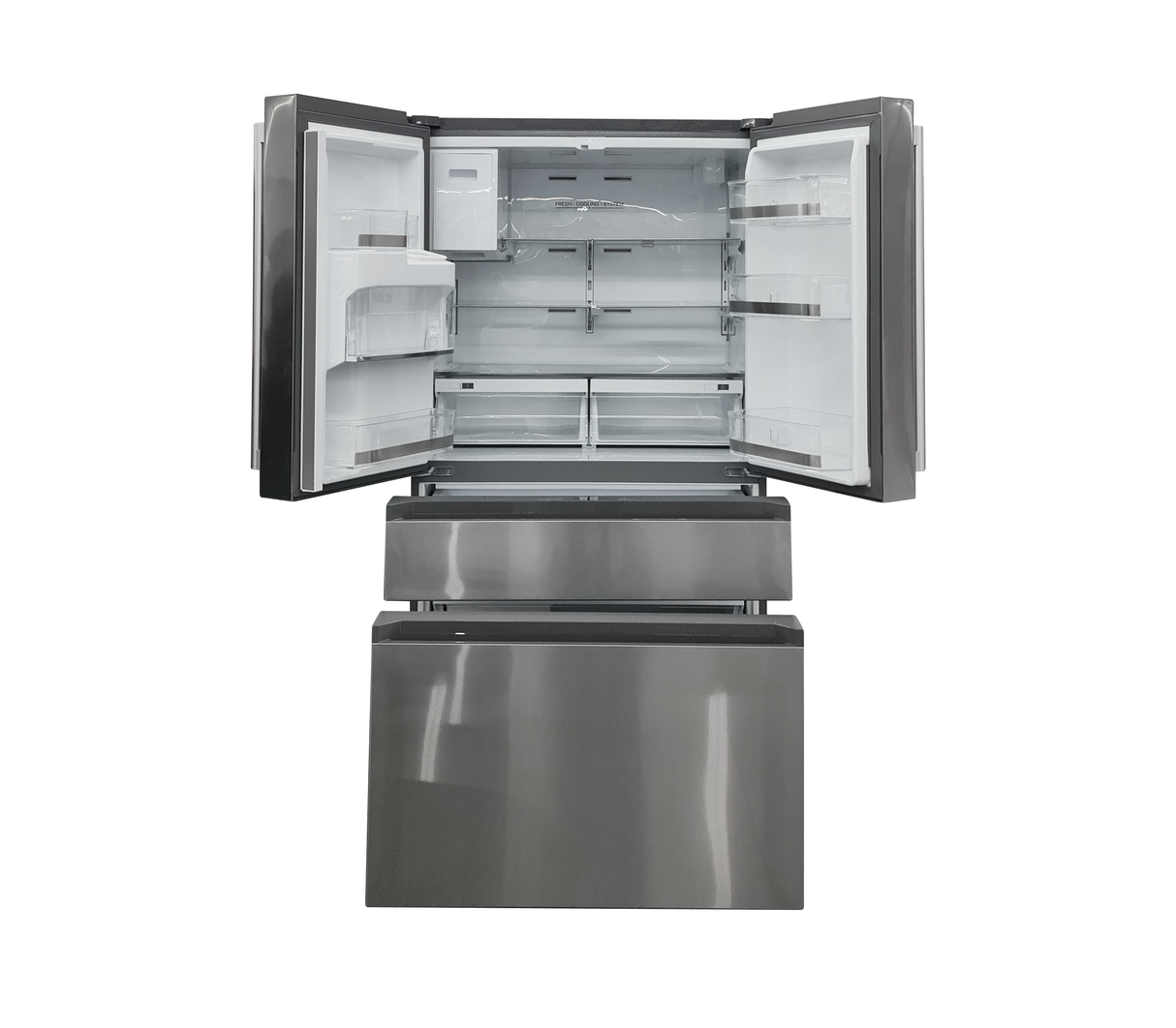 Nevera french door con dispensador 21.6 pies acero inoxidable Frigilux
